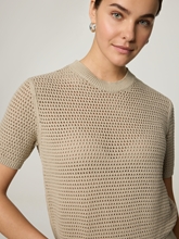 Image sur T-shirt en tricot avec coton
